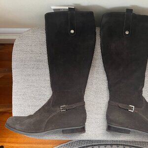 La Canadienne Brown Suede Waterproof Boots